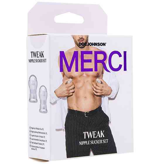 Присоски для сосков Doc Johnson Merci - Tweak - Nipple Sucker Set Sex Aura Киев