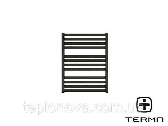 Водяна Рушникосушка Плоска Чорна 710х500 Terma Marta Чернівці