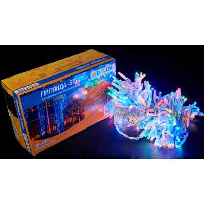 Гирлянда Delux STRING flash 200LED 20 м мульти/белый IP44 EN (90012981) Винница