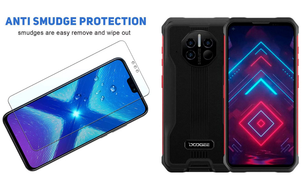 Защитное стекло NeoGlass для Doogee V10, Doogee V11 – ультрапрозрачное и устойчивое Киев - изображение 3