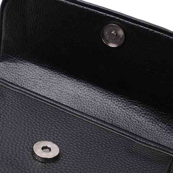 Красива жіноча сумка з натуральної шкіри Vintage 22330 Чорна Київ