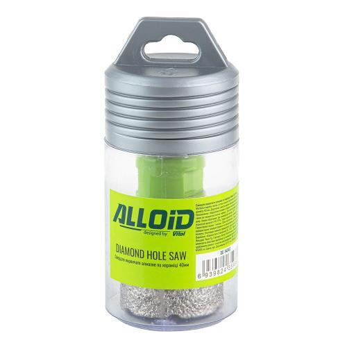 Свердло корончате алмазне по кераміці 40мм, для КШМ М14х2мм Alloid Одеса - фото 2