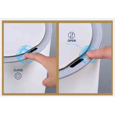 Контейнер для сміття JAH Waterproof Сенсорний Сірий 8 л (20256) Вінниця