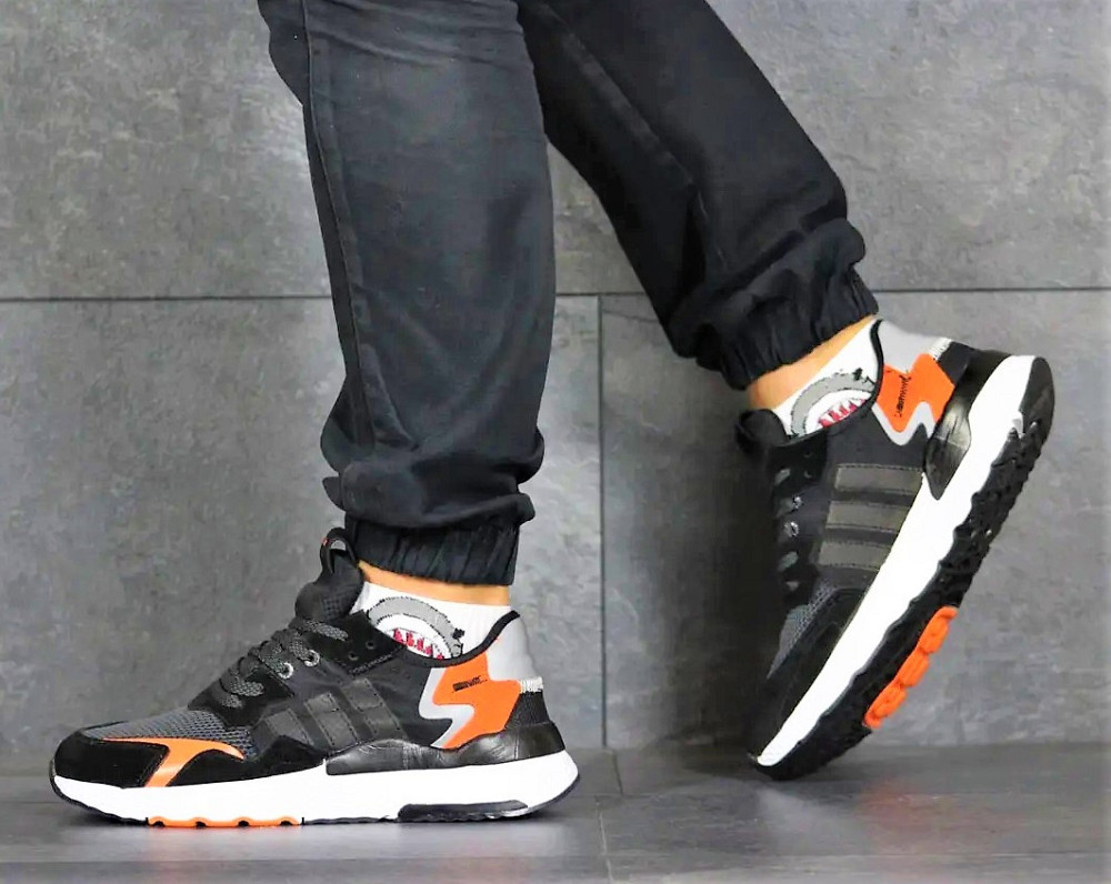 Кроссовки Мужские Adidas Jogger Чёрные Адидас (размеры: 41) Видео Обзор Днепр - изображение 9