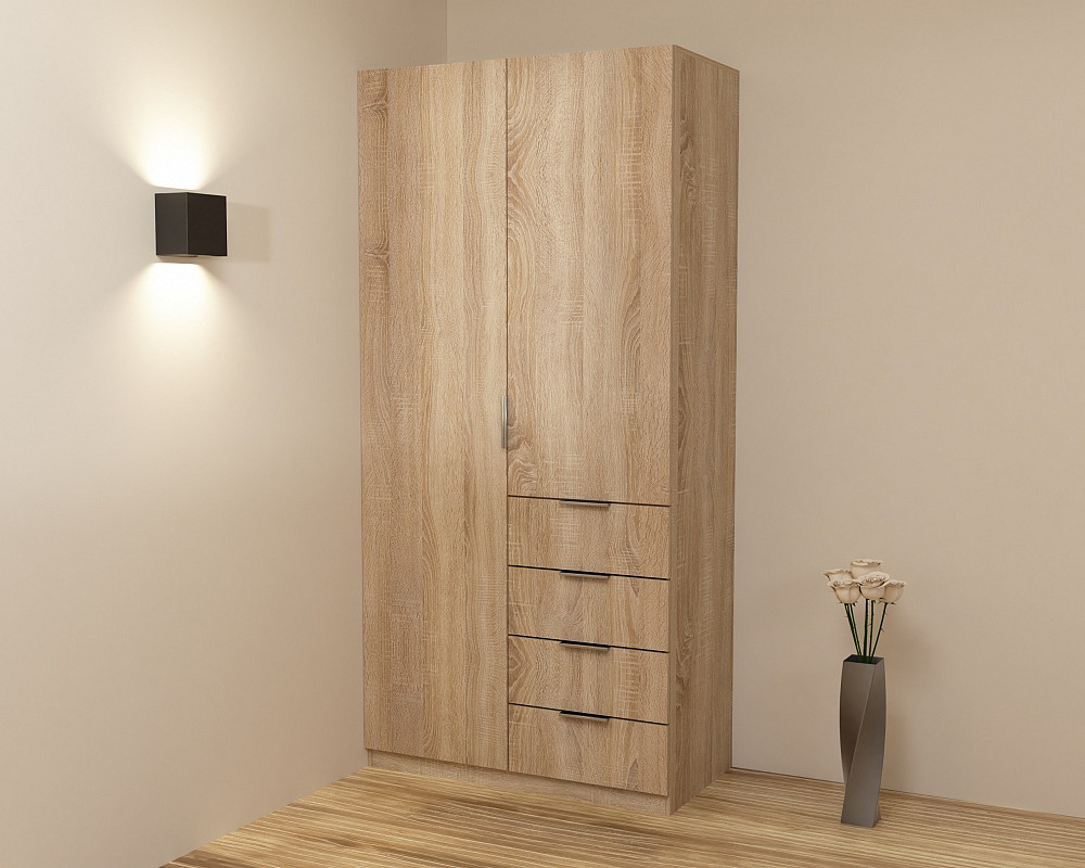 Шафа Крістал 1, Дуб Сонома, 1000х520х2100 Львів - фото 2