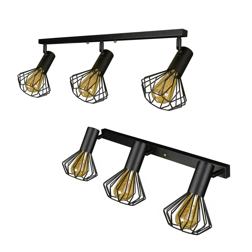 Светильник на планке с поворотними плафонами 3-Е27 Diadem NL 2215-3 Киев - изображение 1