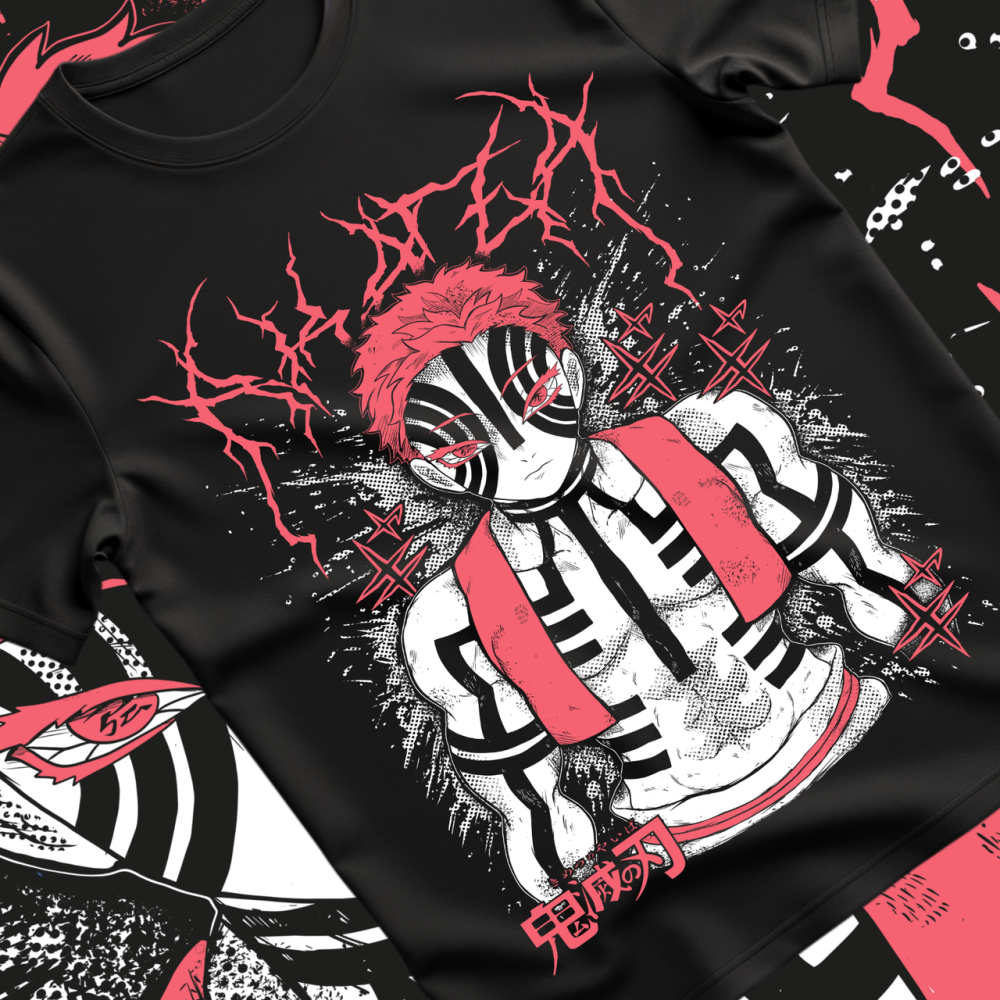 Футболка для мальчика аниме Истребитель демонов оверсайз (рост от 165 до 180 ) Черний AnimeJ0773m Днепр - изображение 1
