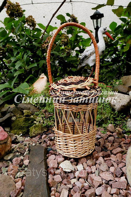 Кошик плетений під літрову банку Київ - фото 7