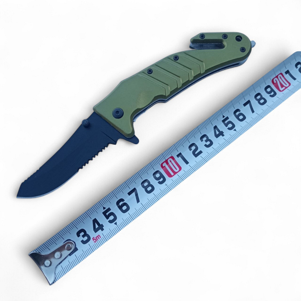 Нож складной Tiger-USA 2288 Green Днепр - изображение 3