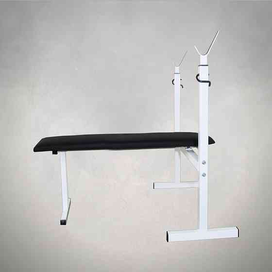 Скамья для жима со стойками Стойки, скамьи для жима и приседаний горизонтальная Киев