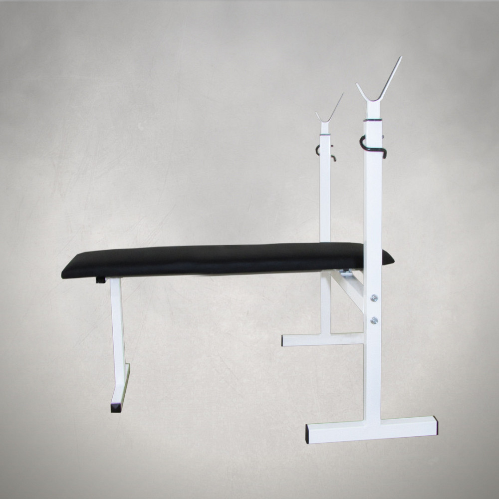 Лавка для жиму зі стійками Стійки, лавки для жиму і присідань горизонтальна Київ - фото 3