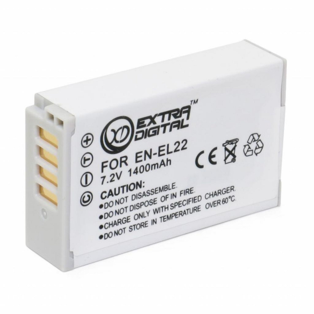 Аккумулятор к фото/видео Extradigital Nikon EN-EL22 (BDN2683) Винница - изображение 4