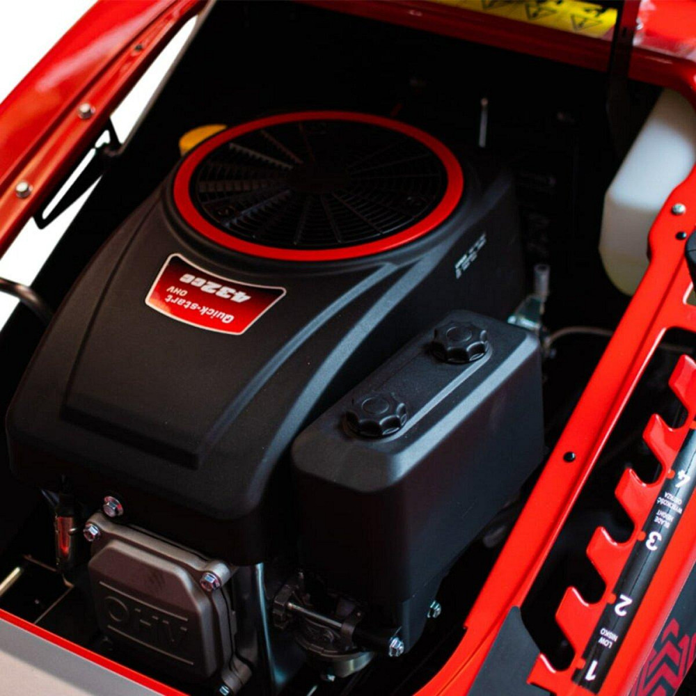 Трактор-газонокосарка бензиновий YATO 8,8 кВт, шир/вис покосу 760/20-90 мм, збірник- 170 л Одесса - изображение 3