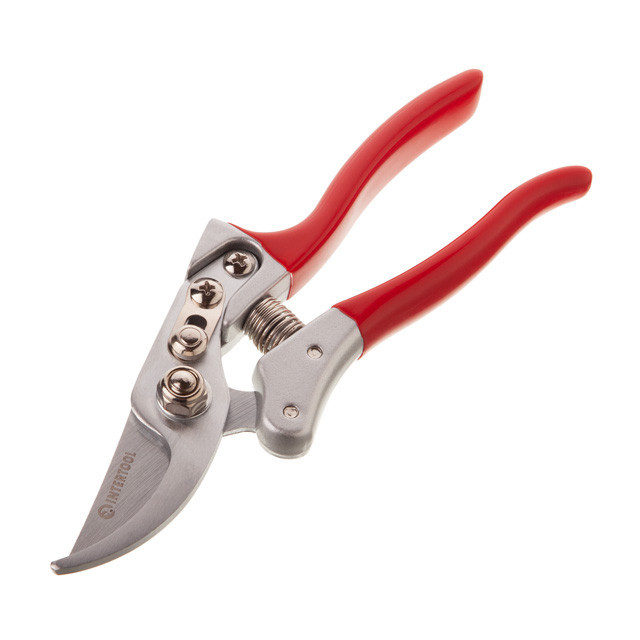 Секатор, професійний, 200 мм, лезо: SK5, різ: Ø 10 мм, алюмінієва рукоятка INTERTOOL FT-1014 Київ - фото 3