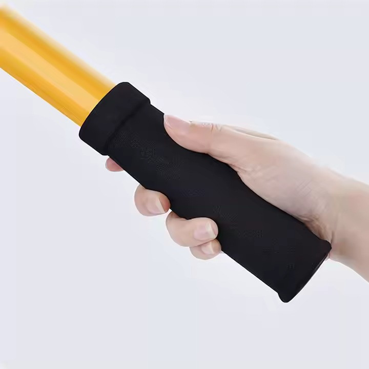 Швабра автомобильная для мойки с выдвижной телескопической изогнутой ручкой размер 28х100 см,желтая Каменец-Подольский - изображение 4