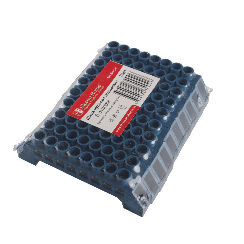 Шина нулевая изолированная, 8 отверстий Днепр - изображение 1