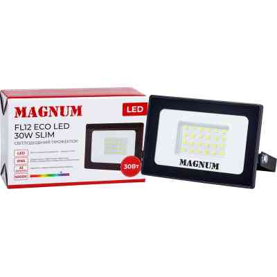Прожектор MAGNUM FL12 ECO LED 30Вт slim 6500К IP65 (90018083) Вінниця