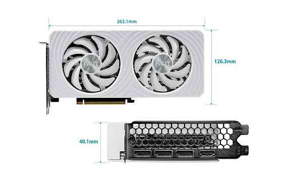 Відеокарта GF RTX 5060 Ti 16 GB GDDR7 White OC Palit (NE7506TU19T1-GB2061M) ( 11276 ) Харків