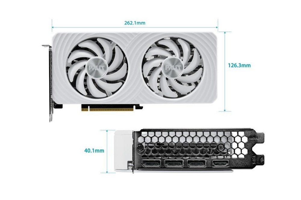 Відеокарта GF RTX 5060 Ti 16 GB GDDR7 White OC Palit (NE7506TU19T1-GB2061M) ( 11276 ) Харків - фото 6