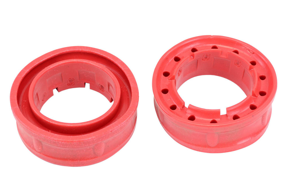 Автобаферы, УАЗ прокладка пружины межвитковая (кольцо толстое 45 мм) с отверстиями люкс (к-кт 2 шт) Бафер Мукачево - изображение 1