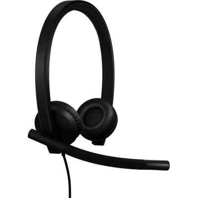 Наушники Logitech H570e Corded for Business Stereo Teams USB-C Black (981-001431) Винница