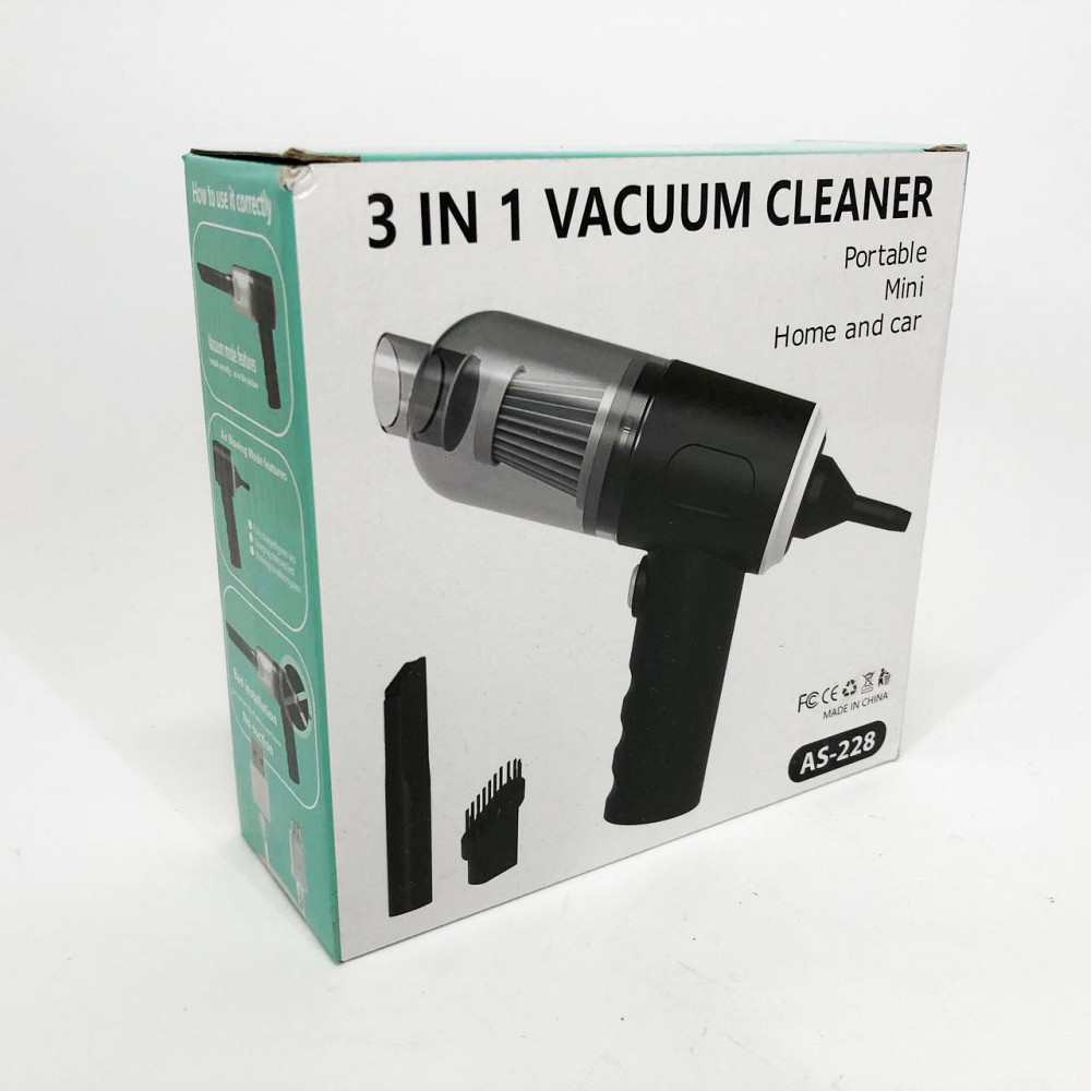 Пылесос ручной для уборки авто, Портативный пылесос для авто с аккумулятором Мини машины PC-37 Львов - изображение 18