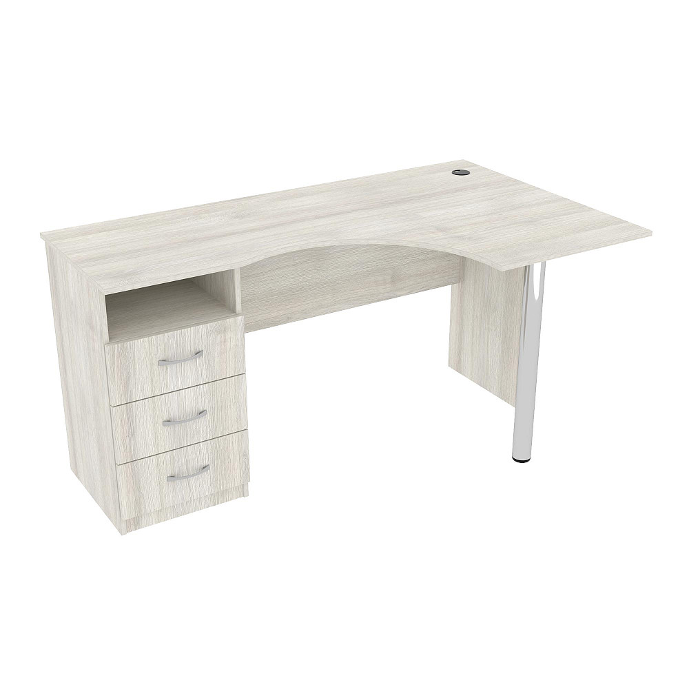 Стол угловой ОСК-2, Дуб Шамоні Світлий, 1500/900/760 Львов - изображение 1