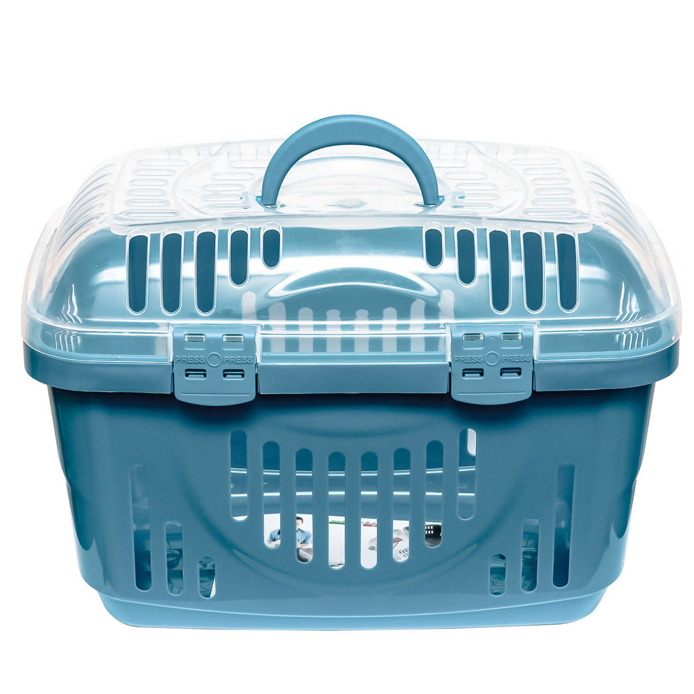 Контейнер-переноска Rocket Transparent з верхнім прозорим відкриттям, розмір 49 x 33 x 33 см Вінниця - фото 3