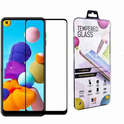 Стекло защитное Drobak Samsung A21S (Black) (121277) (121277) Винница