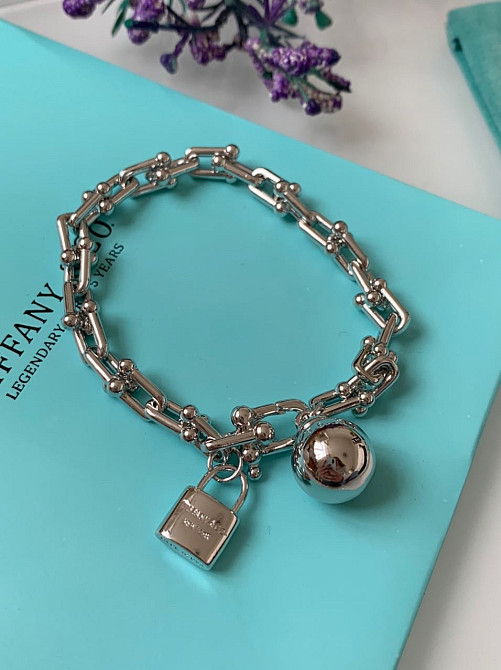 Стильный браслет цепь Тиффани Tiffany под серебро. Есть упаковка Тиффани, идеально на подарок! Одесса - изображение 2