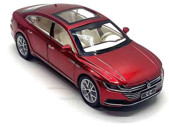 Машинка металева Volkswagen Passat SS 1:32 світло звук Червона (GT-01200) Чернігів