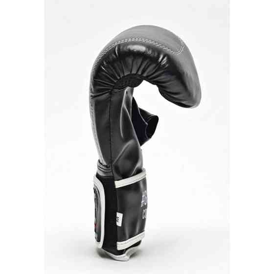 Тренувальні снарядні рукавички для боксу шінгарти Leone Contact Black чорні розмір S Київ