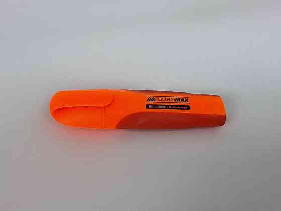 Текстовий роздільник фрюрисц. "Buromax BM. 8904-02 NEON" ОРАНЖОВИЙ (1 шт.) Харків