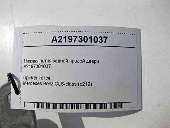 Mercedes-Benz  A2197301037 Нижня петля задніх правих дверей CLS C219 Одеса