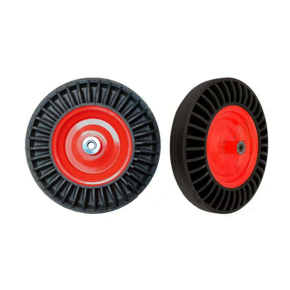 Колесо цельнолитое, мягкая амортизация 4.80/4.00-8 (382/ 82мм), подшипник Ø20мм Одесса - изображение 2