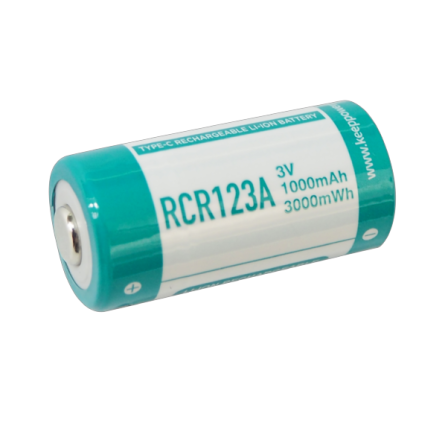 Аккумулятор 16340 Keeppower P1634TC Type-C RCR123A 3В 1000мАч Li-ion Винница