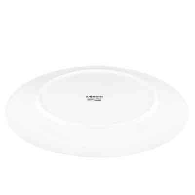 Тарелка Ardesto Capri, 26.8см, порцеляна, біло-блакитний (AR0427CWB) Винница