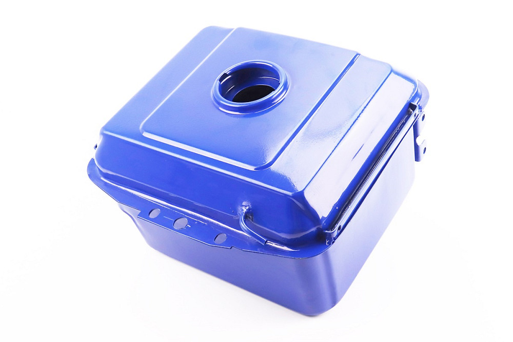 Бак паливний R190N, 270x210x165mm, потайна горловина, отвір під кран паливний, СИНІЙ Київ - фото 2