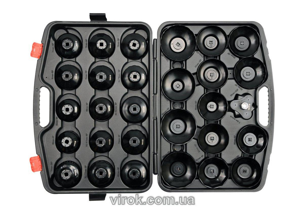 Торцеві ключі для монтажу оливних фільтрів YATO до квадр 3/8