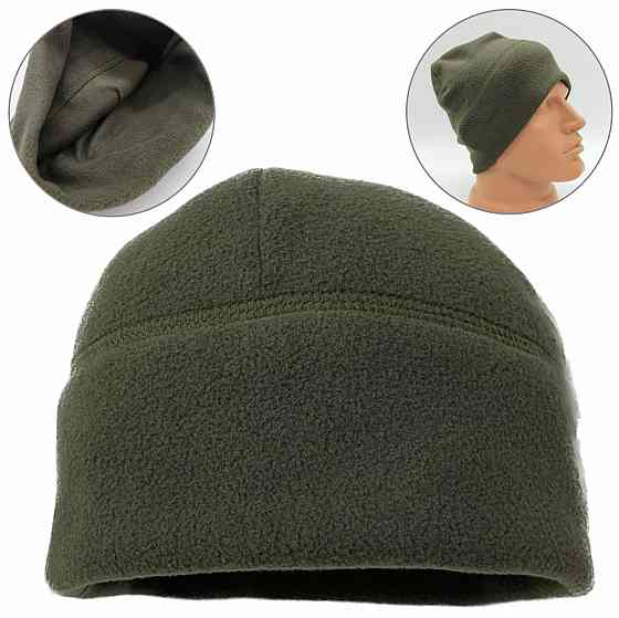 Шапка флісова ЗСУ двошарова Олива SBR Київ