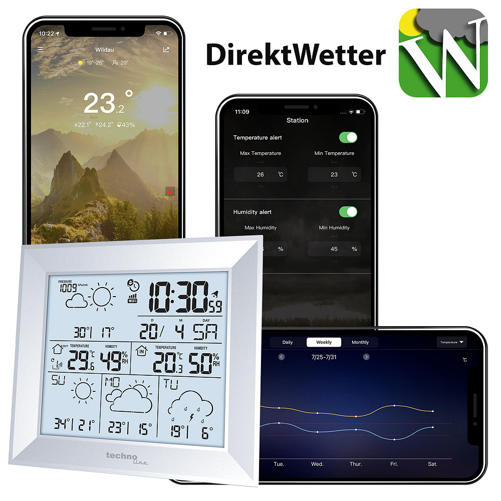 Метеостанция Technoline DirektWetter WD2000 Silver (WD2000) Вінниця - фото 2