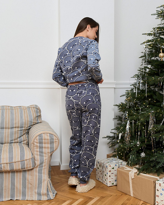 Жіночий костюм зі штанами Фліс — ведмедіки Lady Secret L Київ - фото 4