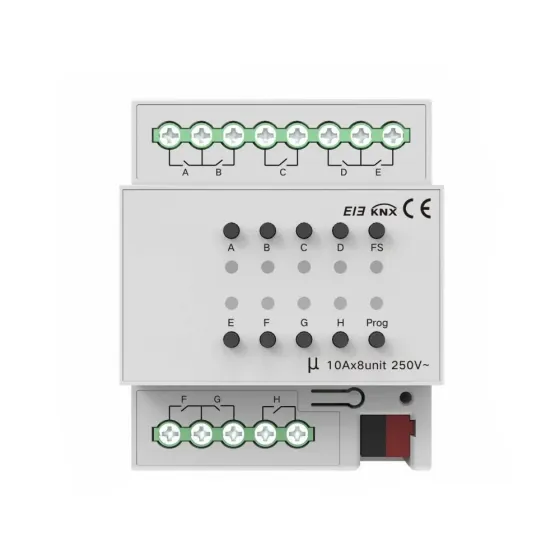 Модуль перемикачів на 8 каналів, 10A, KNX Akubela KXAC-B1R8A10 (00-00002686) Киев