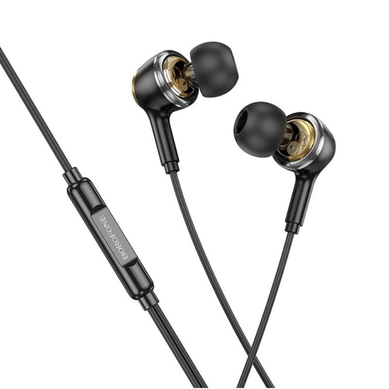 Проводные наушники BOROFONE BM90 (3.5mm) Black Одесса - изображение 1