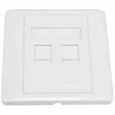 Рамка Kingda Рамка на два порта, шторка, 86х86 (KD-FP06) Вінниця