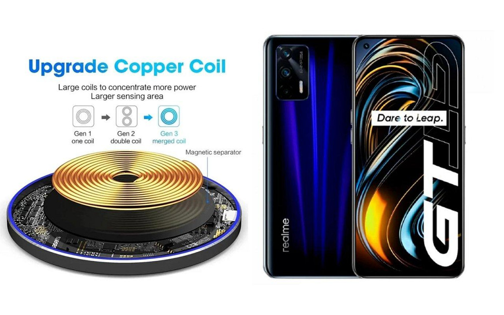 Бездротовий зарядний пристрій Copper до 30W для Motorola Edge 50 Neo, Edge 50 Pro, USB-C, LED Київ - фото 2
