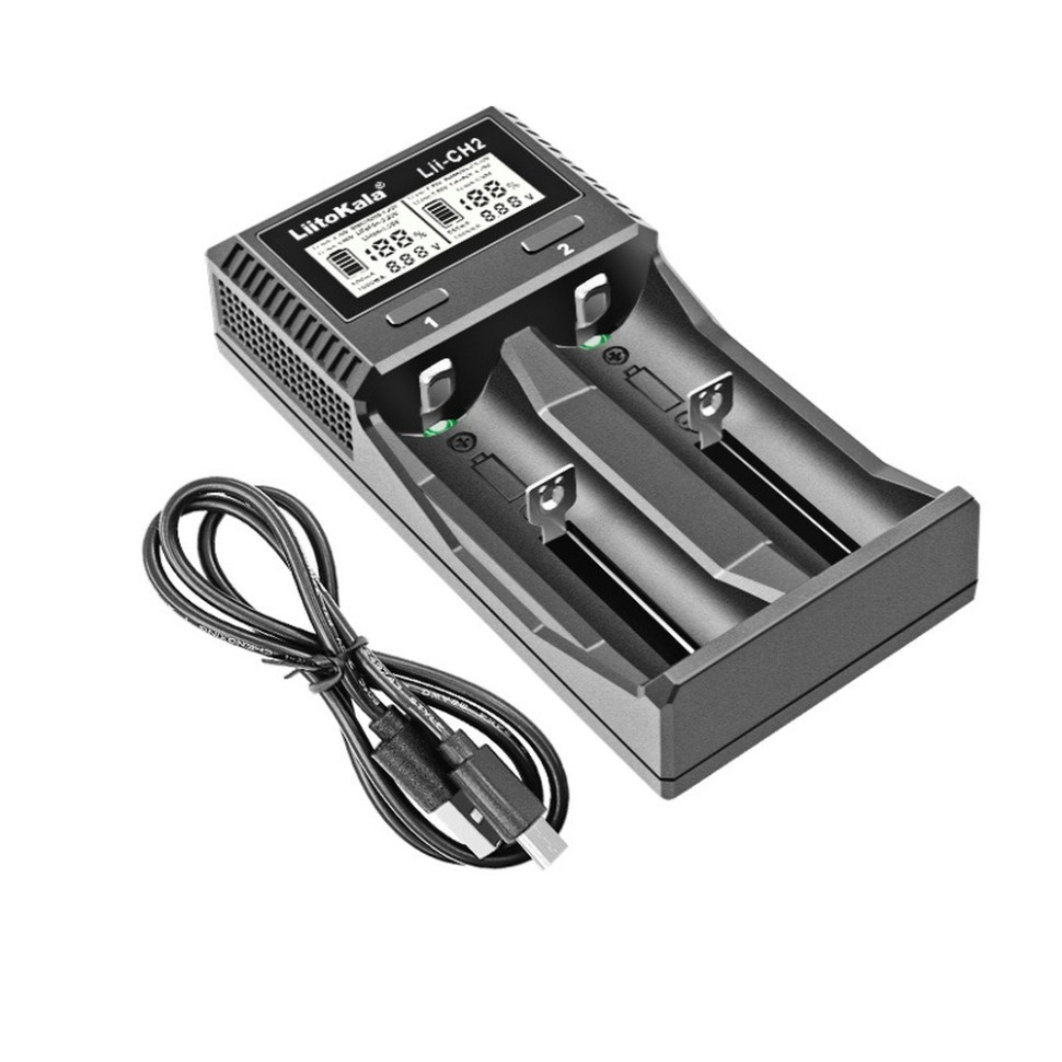 Універсальний зарядний пристрій LiitoKala Lii-CH2 5V 2A на 2 канали Київ - фото 2
