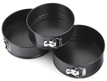 Набір роз'ємних круглих форм для випікання та запікання UNIQUE UN-1702 3 штуки Одеса - фото 5