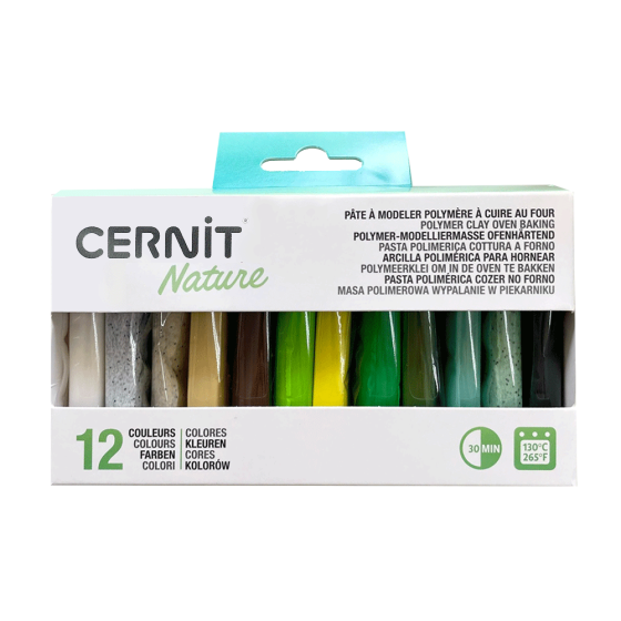 Набір пластики Nature Colours 12х25г Cernit Київ
