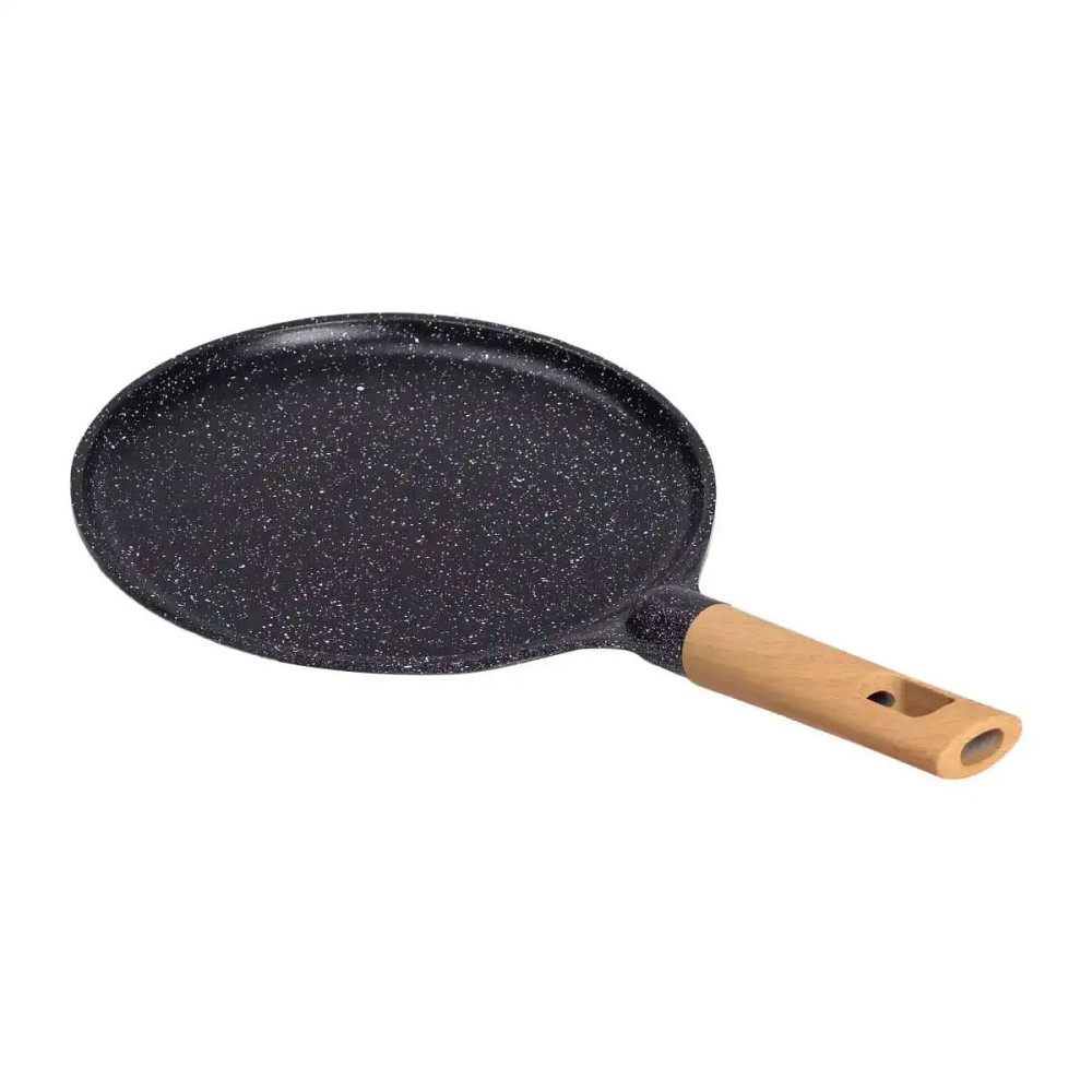 MGC Алюмінієва млинцева сковорода з мармуровим антипригарним покриттям Ø 24 см, товсте дно MGC Коломия - фото 3